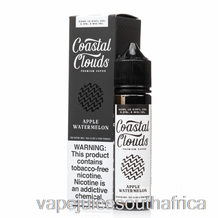 Vape Juice South Africa Apple Watermelon - Coastal Clouds Co. - 60Ml 0Mg